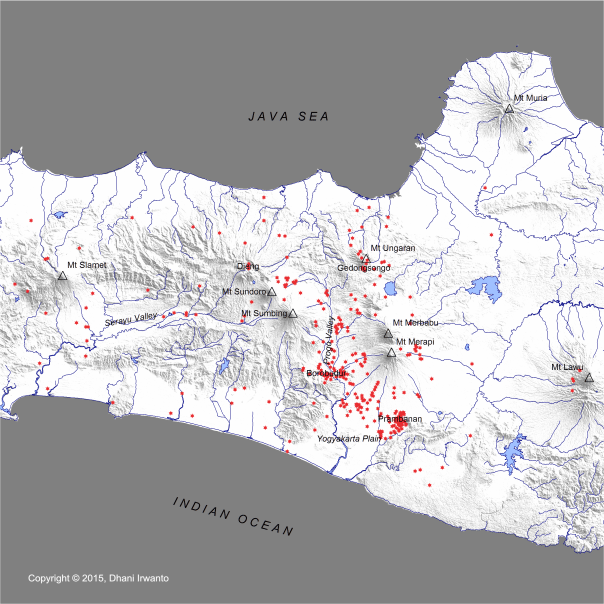Distribution of Central Java Temples (2)